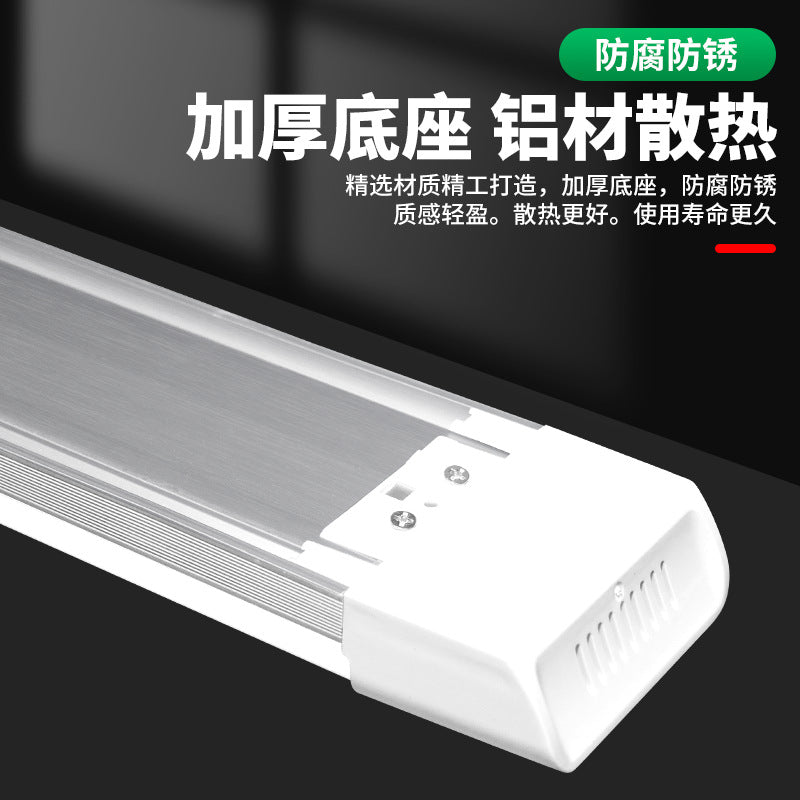 Three-proof strip light LED integrated display cabinet Home and commercial office energy-saving strip light T8 fluorescent lamp