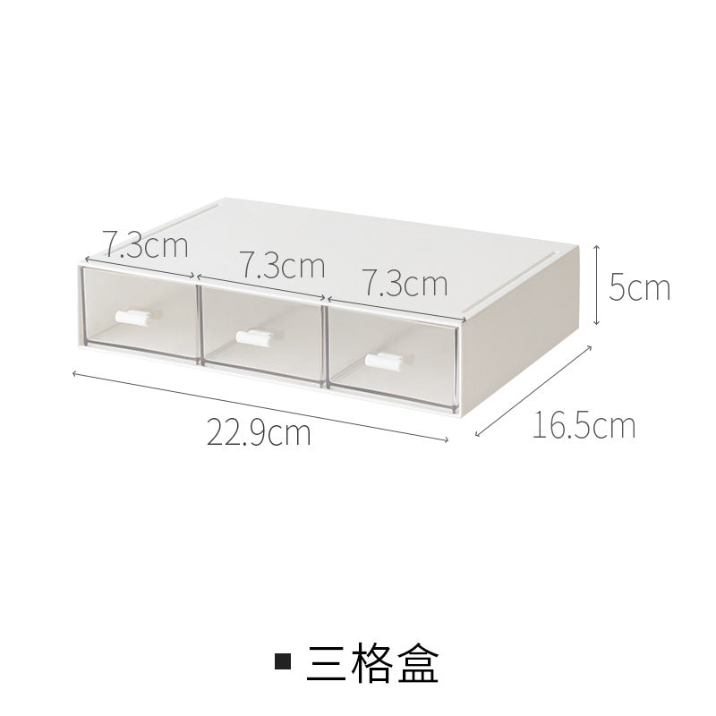 Desktop Storage Box Drawer Office Dormitory Stationery Cosmetics Multi-layer Function Organizing Storage Box