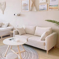 Bedroom double sofa small apartment scandinaviancasual modern economical rental house living room popular small sofa