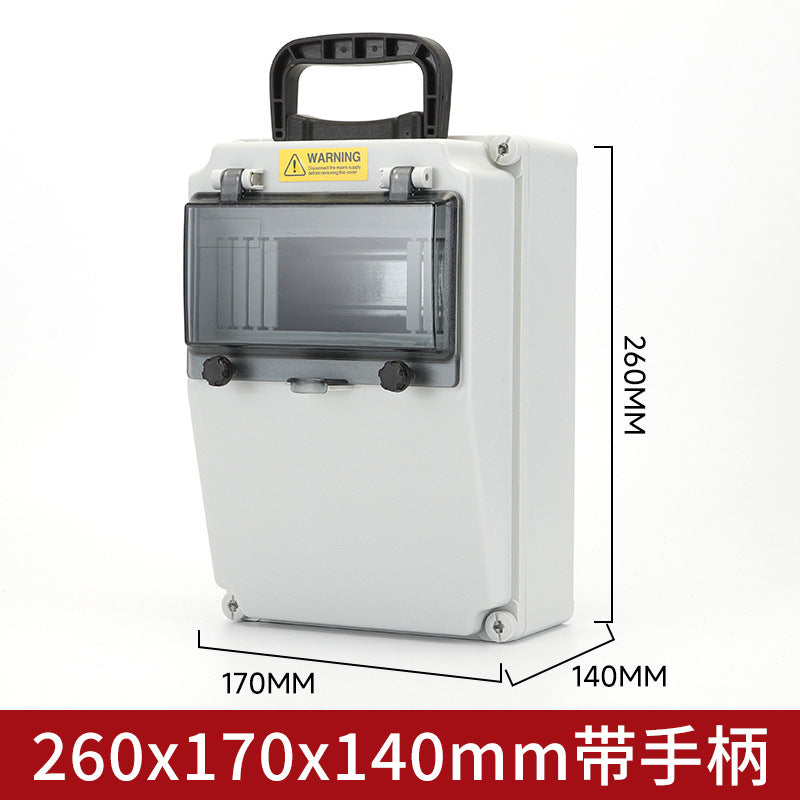 Industrial waterproof socket box, portable outdoor construction site temporary distribution box, portable power box, industrial socket box