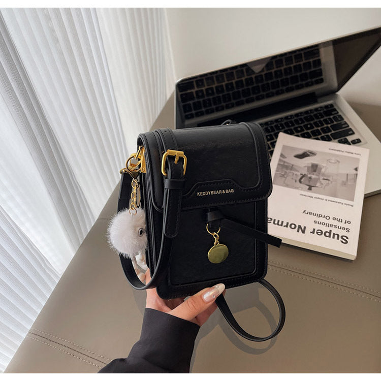 Small bag for  mobile phones, women's summer versatile 2025 new fashion messenger bag, Korean version of popular mobile phone bag