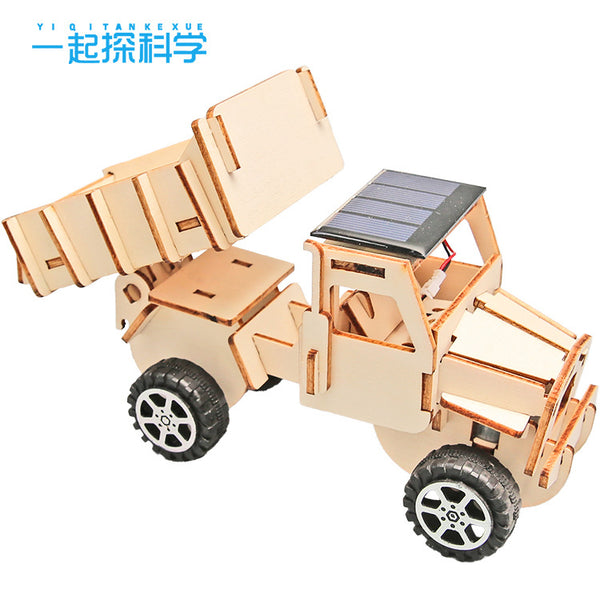 DIY solar truck technology small production creative invention solar car science experiment material package wholesale