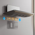 Wall-mounted soap dish - no drilling required - soap holder for bathroom, toilet, balcony, laundry room - drainage & storage soap box