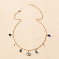 Customized necklace crystal jewelry summer alloy pendant niche high-end light luxury accessories clavicle necklace for women
