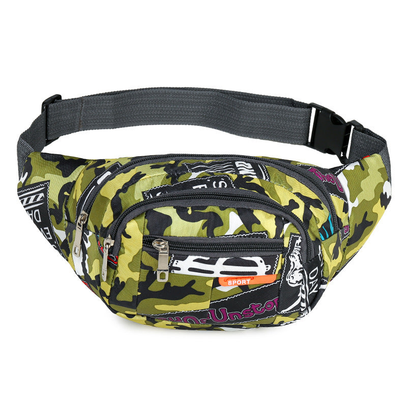 Cross-border new ins tide brand breast bag student sports fanny pack tide brand shoulder messenger bag casual men's breast bag