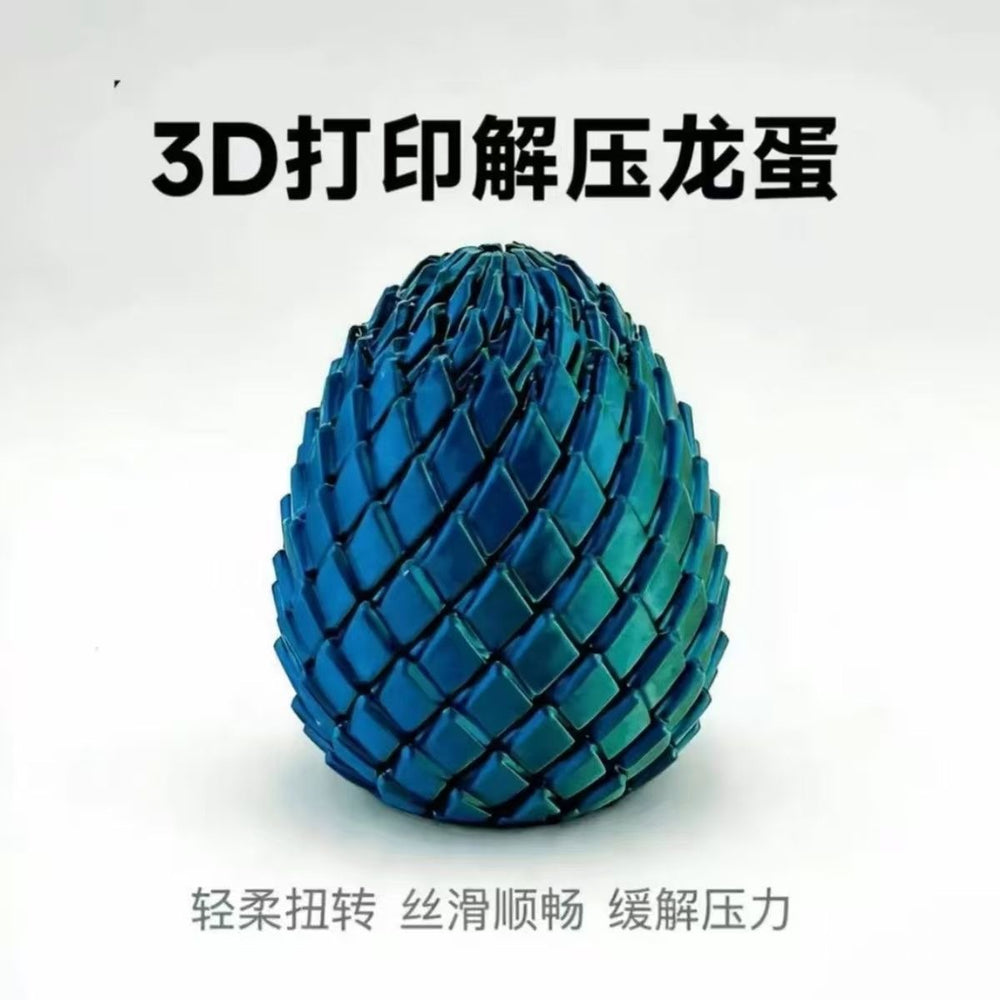 wholesale 3d printed dragon egg, dragon spiral slime, dragon scale egg, decompression complete gift decoration, creative trendy toy