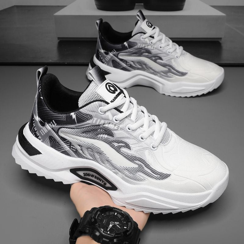Spring men's shoes 2025 new student sports casual youth mesh dad shoes versatile trendy breathable shoes for men