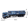 Large alloy trailer rv toy car kids' simulation car model camping truck off-road vehicle model for boys