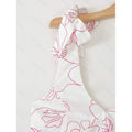 Women's new summer fashionable and elegant printed tie-strap v-neck a-line mini dress - perfect for going out and dating