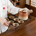 Stove tea making, roasted milk pot, pot, indoor dry-fired teapot suitfor home tea maker, pottery pot, side handle teapot