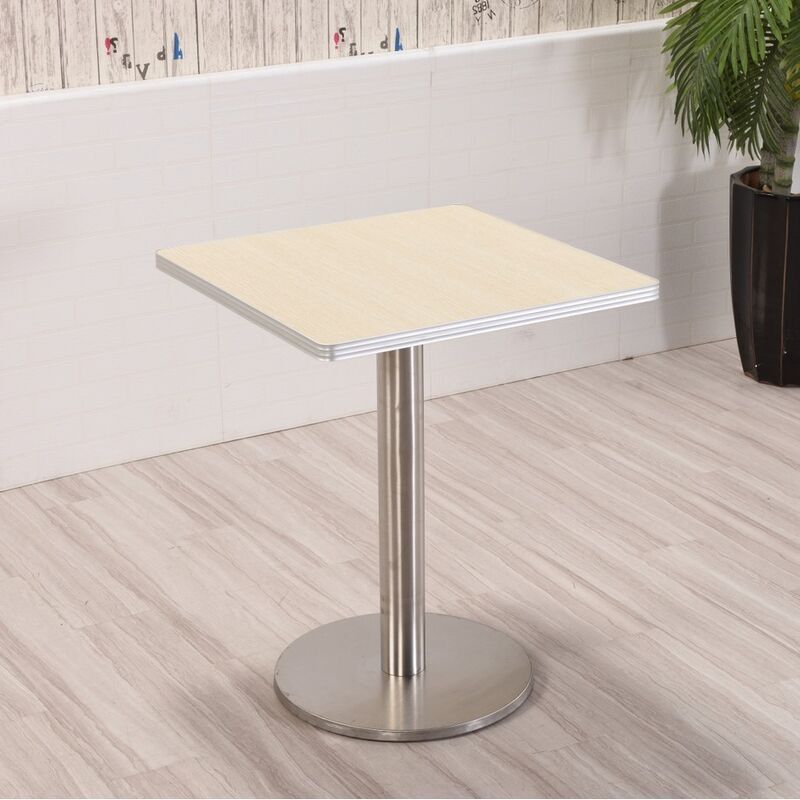 Burger restaurant table, restaurant table, snack fast food restaurant table and chair, milk tea shop staff canteen table and chair combination for commercial use