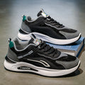 Men's spring casual shoes 2025 new leather running shoes non-slip athletic shoes men's waterproof anti-slip trendy shoes