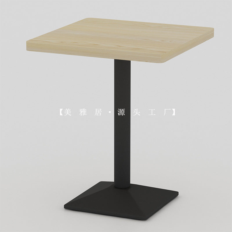 Company school unit canteen hotel solid wood tables and chairs food city snack bar one table four chairs dining table and chair combination