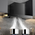Wholesale xinfei high suction range hood for home kitchen top suction self-cleaning wall-mounted european range hood