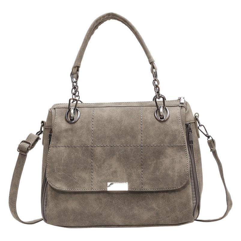 Foreign trade popular bag women's large capacity 2025 new spring and summer versatile matte messenger bag portable commuter tote bag