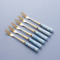 Blue gold cross