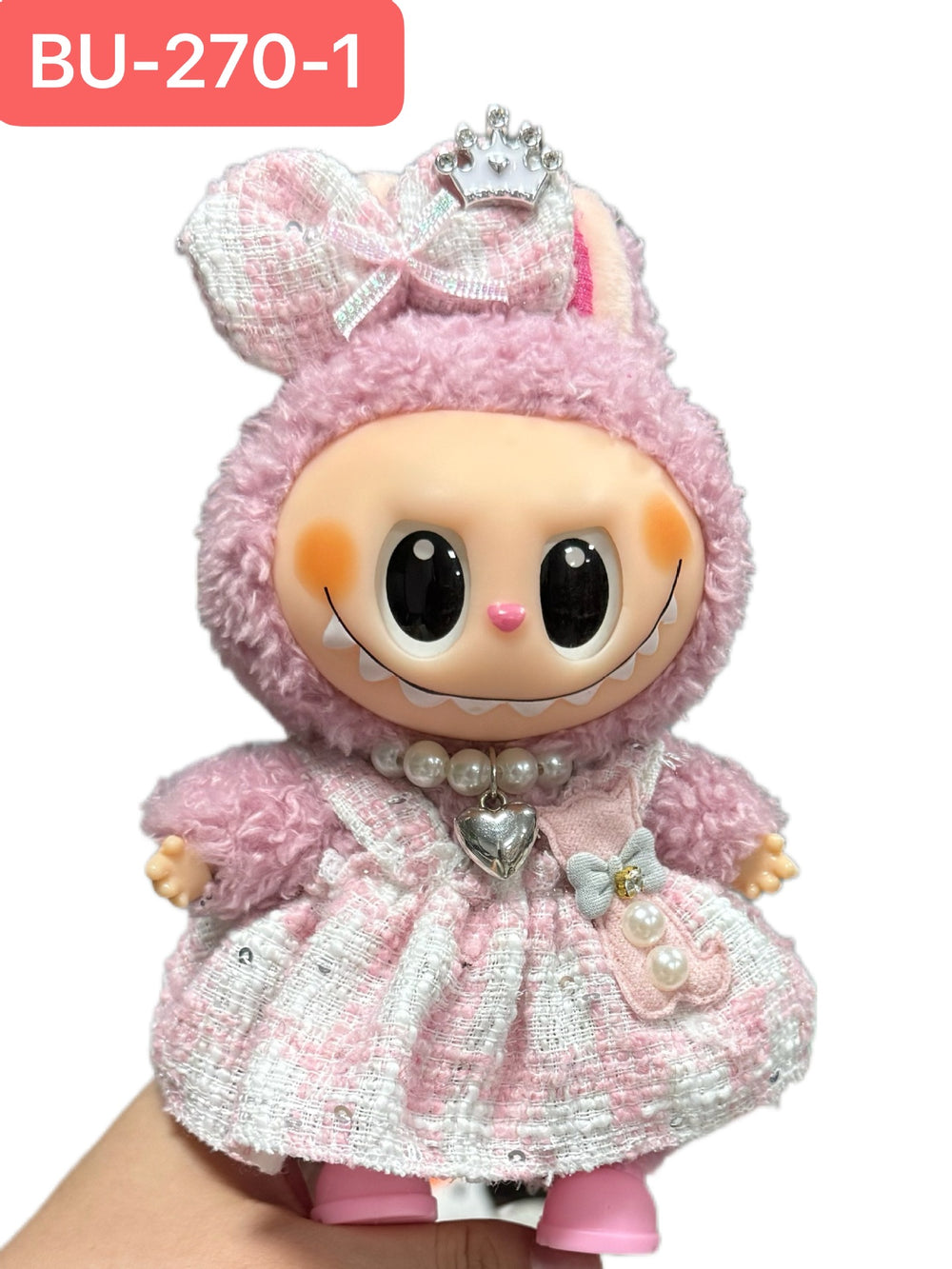 Only clothes labubu baby clothes labubu clothes 17cm first, second and third generation stuffed doll dress up sports suit
