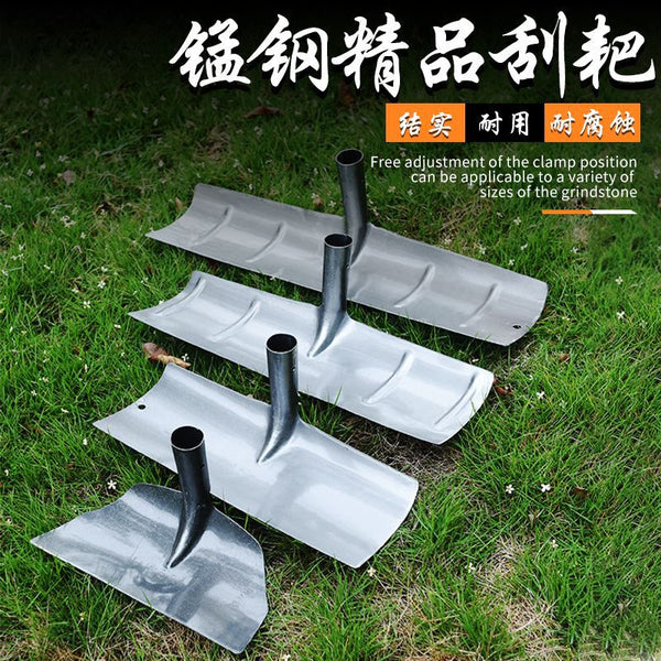 All-steel scraper shovel snow removal tools farm cleaning shovel construction site cement flat ash snow push board snow scraping shovel agricultural