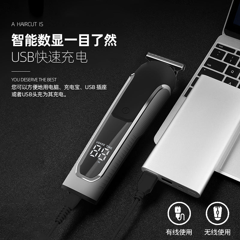 Junpai 8988 electric hairdresser electric clipper suit hair salon carving oil head shaving clipper wholesale whole body wash