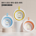 Round little dragon baby style - yellow + blue + orange [face wash, foot wash, butt wash]
