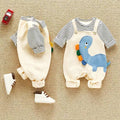 Newborn baby romper - cute cartoon design for boys & girls - trendy spring/autumn style
