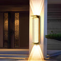 Solar powered waterproof wall light - up & down lighting - outdoor garden pillar, fence, chinese style balcony, luxury villa wall sconce