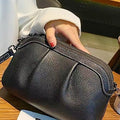 New arrival casual women's bag with first-layer cowhide, shoulder cross-body medium bag, women's handbag, large capacity three shoulder straps