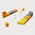 Office sofa irregular shape training institution patchwork sofa reception rest area business reception casual sofa sf-06