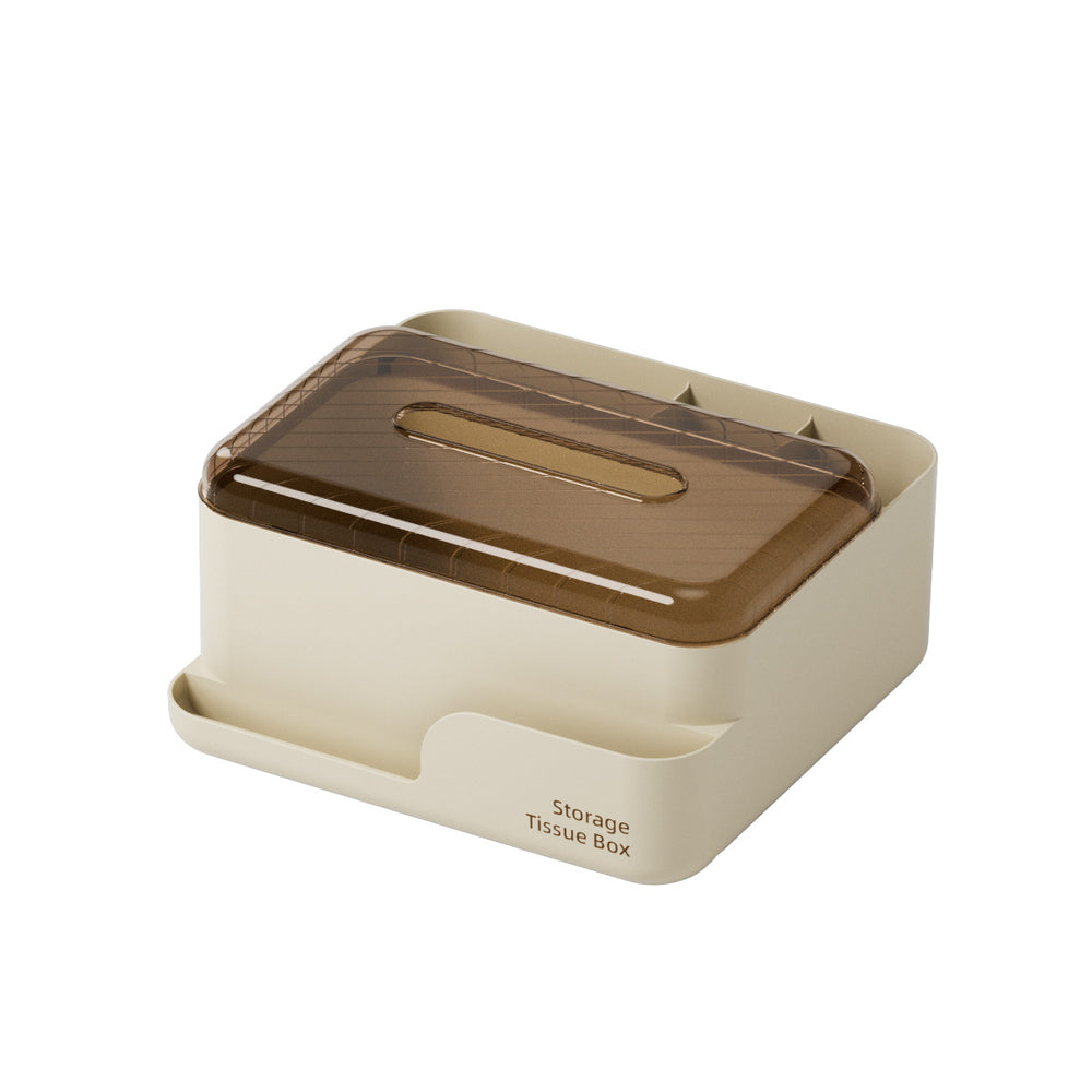 Desktop tissue box living roomaccessible luxurycasual creative coffee table classy paper box for homemultifunctional pen holder storage box
