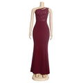 export  new women's skirt african women's clothing sexy party dress one-shoulder evening gown train maxi dress