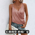 Aliexpress hot-selling women's summer new satin camisole - european and american style inner layer top - unique design