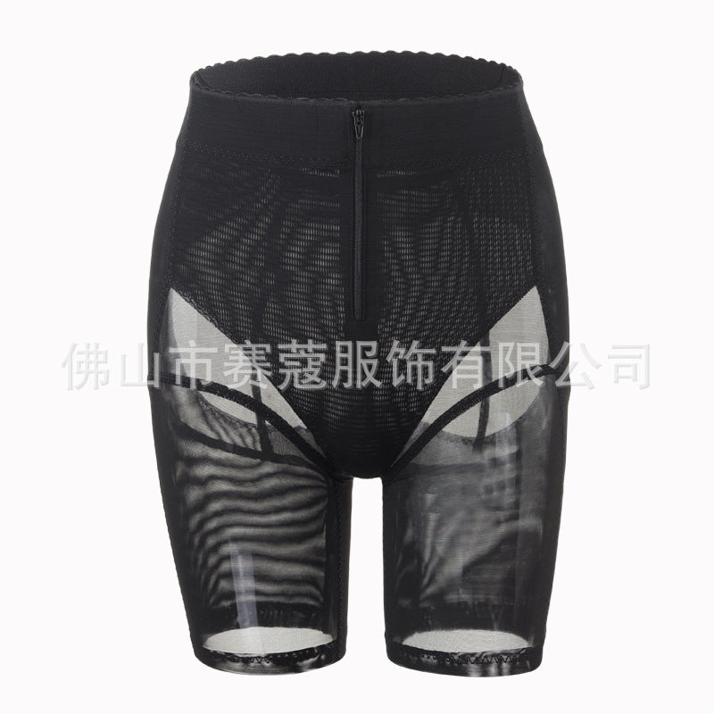 spring/summer new spandex mesh tummy control shaping leggings - waist cinching, butt lifting, breathable mesh base layer tummy control pants