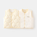Babylon baby vest belly vest baby reversible autumn and winter style quilted kids vest vest imitation down