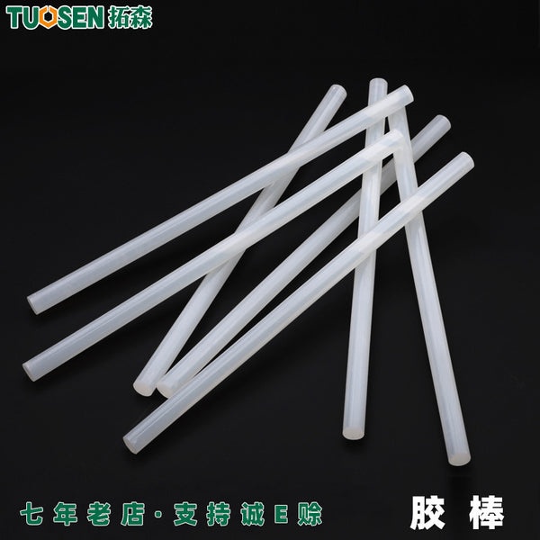 Tuosen Hardware Tools DIY Hot Melt Adhesive Strip 250mm Long Handmade 11mm Transparent Hot Melt Adhesive Wholesale Hot Melt Adhesive Bar