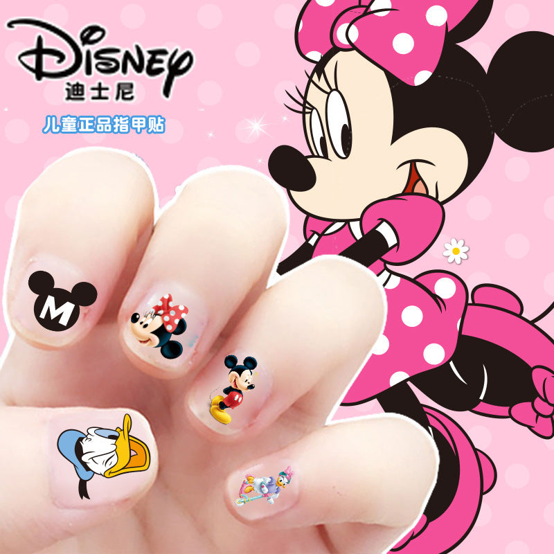 Kids' nail stickers - snow white, frozen, piglet, hello kitty cartoon decals - nail art stickers for baby rewards and decoration