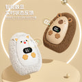 Digital display cute hand warmer stuffed rechargeable explosion-proof warmer usb portable cartoon warmer baby electric heating cake cute pet
