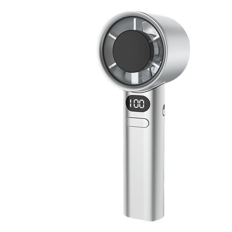 Southeast asia's hottest seller: m11 mini handheld fan - usb rechargeable, digital display, 120-speed turbine high-speed fan