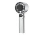 Southeast asia's hottest seller: m11 mini handheld fan - usb rechargeable, digital display, 120-speed turbine high-speed fan
