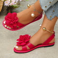Women's plus size bohemian floral thong sandals - summer  new arrival for export