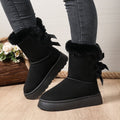 Thick soleheattech snow boots for women winternew arrivalplus sizeplatform shoesfleece-linedthickened fur mouth knee socks cotton shoes