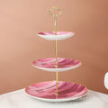 Three-layer skewer-pink