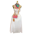 European and american women's clothing  summer new sweet and fresh slimming tank top high-waisted midi skirt fashion casual set