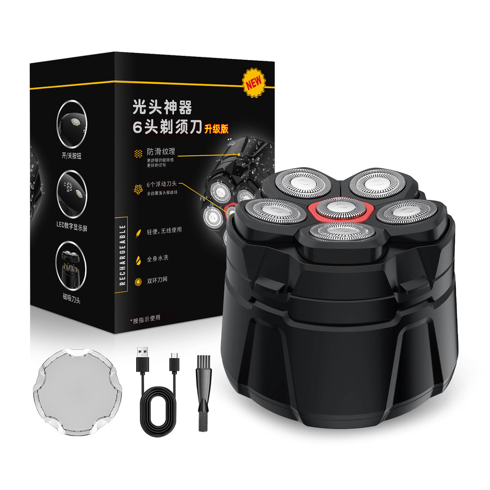 wholesale men's bald head handy gadget electric shaver, special razor for shaving bald heads, hairdressing device