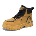 Men's shoes: new autumn 2025 men's martin boots - trendy, versatile work boots, slip-resistant, wear-resistant, thick-soled high-top boots