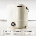 2025 new small washing machine for underwear, socks, and delicates - portable semi-automatic washer & dryer combo for kids' clothes and pet apparel