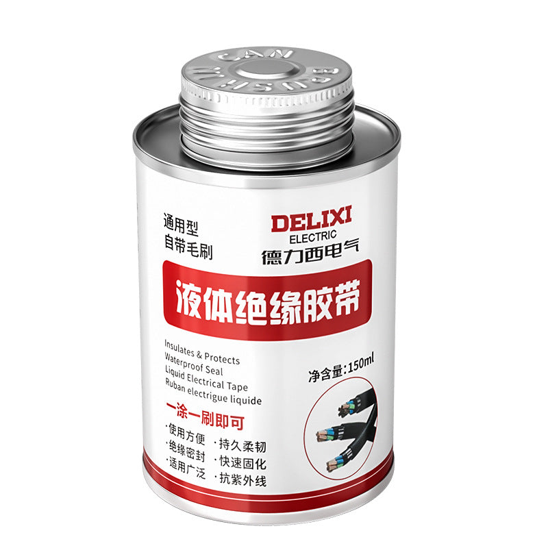 Delixi Electric Liquid Insulating Tape High Temperature Resistant Glue Automotive Circuit Board Flame Retardant Waterproof Electrical Tape