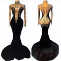 supply elastic flannel hot diamond rhinestone tassel sexy silmcustom performance costume evening dress
