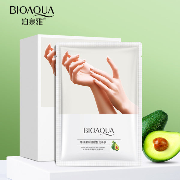 Boquanya Avocado Niacinamide Fair Moisturizing Hand Mask Moisturizing Moisturizing Improving Dry Exfoliating Smooth Skin Hand Mask
