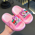 Kids' summer cartoon slippers - boys' indoor home anti-slip soft sole bathroom cute girls' baby parent-child sandals
