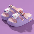 3d capybara kids' slippers - new 2025 summer collection for girls, indoor home cartoon non-slip sandals for boys